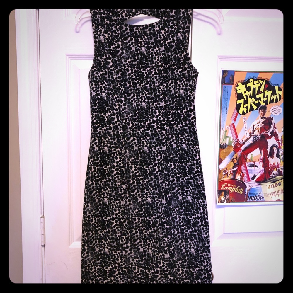 Purple & gray mid-thigh length dress